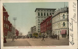 Broadway from Twelfth Street Postcard