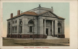 Public Library Postcard