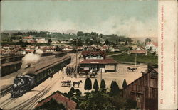 Southern Pacific Rail Road Station Postcard