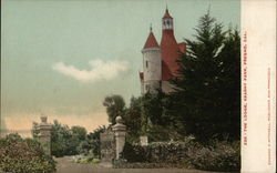 The Lodge, Kearny Park Postcard