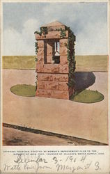 Drinking Fountain Erected by Woman's Improvement to the Memory of John Frey, Founder of Vallejo's Water Supply Postcard