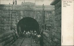 St. Clair Tunnel Port Huron, MI Postcard Postcard Postcard