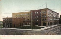 Medea Hotel and Bath House Postcard