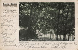 Calvin Manor Postcard