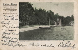 Colvin Manor Peer of Summer Resorts Buchanan, MI Postcard Postcard Postcard