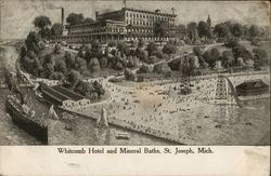 Whitcomb Hotel and Mineral Baths Postcard