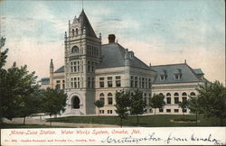 Minne-Lusa Station, Water Works System Postcard