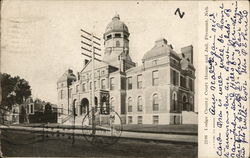 Lodge County Court House and Jail Postcard