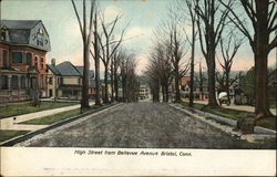 High Street from Bellevue Avenue Postcard