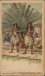 Hula-Hula Dancing Festival Postcard