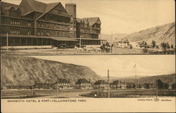 Mammoth Hotel and Fort Postcard