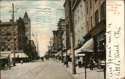 South Broad Street Trenton, NJ Postcard Postcard Postcard