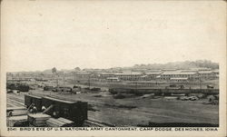 U.S. National Army Cantonment, Camp Dodge Des Moines, IA Postcard Postcard Postcard