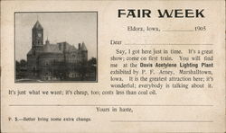 Fair Week 1905 Postcard