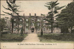 St. John's Hall-Fordham University Postcard