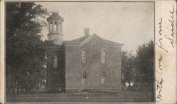 Large Brick Buiilding Dallas Center, IA Postcard Postcard Postcard