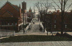 Broad Street from Golden Hill Bridgeport, CT Postcard Postcard Postcard