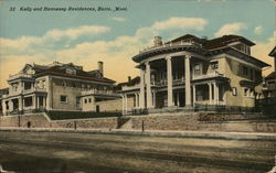 Kelly and Hennessy Residences Butte, MT Postcard Postcard Postcard