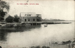 Old Town Landing Scituate, MA Postcard Postcard Postcard