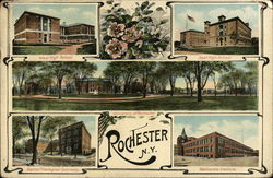 Schools in Rochester New York Postcard Postcard Postcard