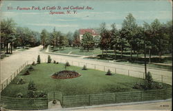 Furman Park, at Castle St., and Cortland Ave. Syracuse, NY Postcard Postcard Postcard