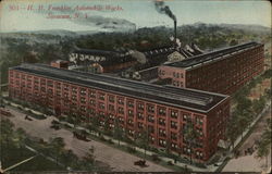 H.H. Franklin Automobile Works Postcard