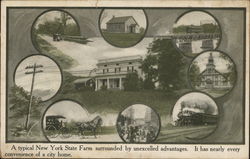 A Typical New York State Farm Syracuse, NY Postcard Postcard Postcard