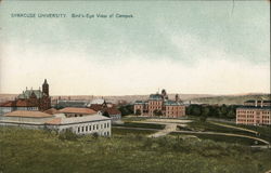 Syracuse University - Bird's Eye View of Campus New York Postcard Postcard Postcard