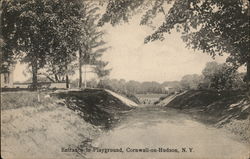 Entrance to Playground Postcard