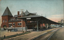 Lehigh Valley RR Station Postcard