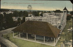 View of Celeron from Dome of Auditorium Chautauqua Lake, NY Postcard Postcard Postcard