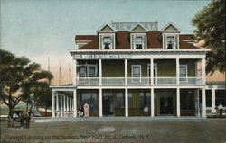 Catskill Landing on the Hudson, New Hart Hotel Postcard