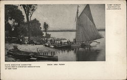 Camp Dudley, Westport On Lake Champlain Postcard