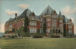 Masonic Home Utica, NY Postcard Postcard Postcard