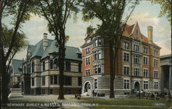 Seminary Gurley & Russell Sage Hall Troy, NY Postcard Postcard Postcard