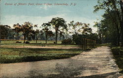 Corner of Athletic Field, Union College Schenectady, NY Postcard Postcard Postcard