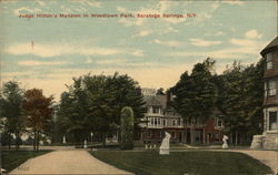 Judge Hilton's Mansion in Woodlawn Park Saratoga Springs, NY Postcard Postcard Postcard