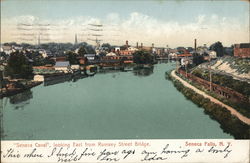 Seneca Canal Seneca Falls, NY Postcard Postcard Postcard