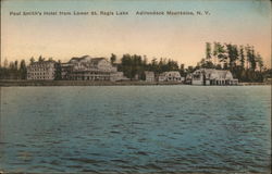 Paul Smith's Hotel from Lower St. Regis Lake Postcard