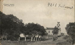 Street Scene McClure, NY Postcard Postcard Postcard