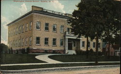 Washington Avenue School Postcard