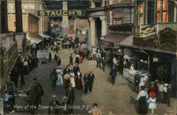 View of the Bowery Postcard