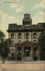 Town Hall, Jamaica, Long Island Postcard