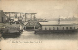 The Old Ferry, Brooklyn Navy Yard Postcard