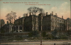 The New York Institute for the Deaf Postcard