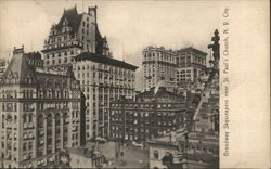 Broadway Skyscrapers near St. Paul's Chruch New York, NY Postcard Postcard Postcard