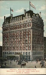 Hotel Knickerbocker, Broadway at 420 St. Postcard