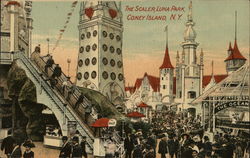 The Scaler Luna Park Postcard