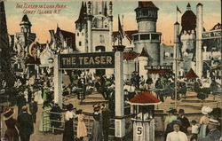 The Teaser in Luna Park Coney Island, NY Postcard Postcard Postcard