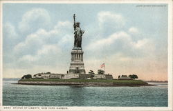 Statue of Liberty, New York Harbor Postcard Postcard Postcard